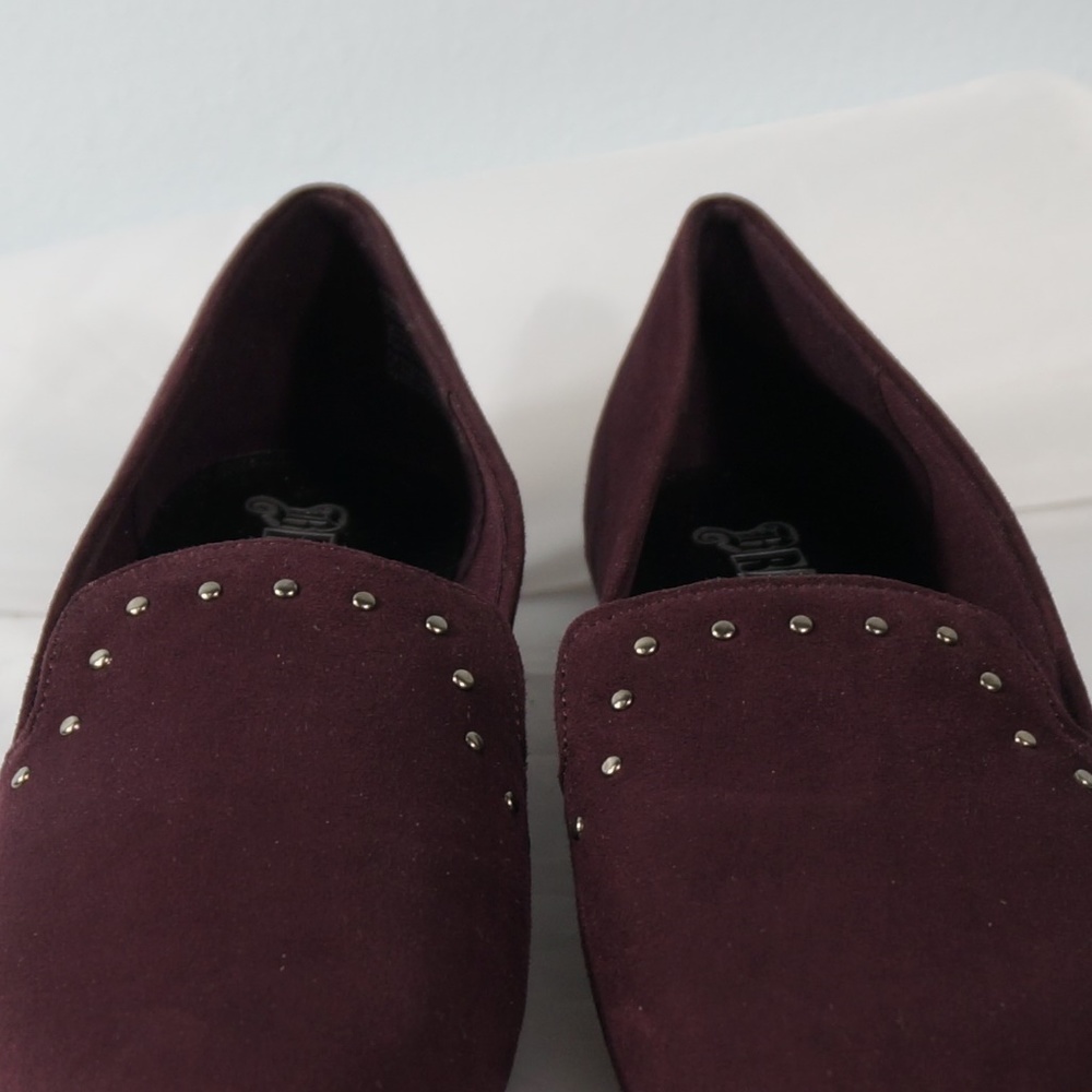 Brash Slip On Maroon Shoe - Picture 5 of 8